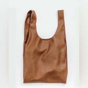 BAGGU Leather Hobo Shopper